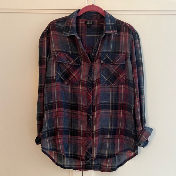 NOLLIE - Flannel Distressed Plaid, Size M - Picture 1 of 6